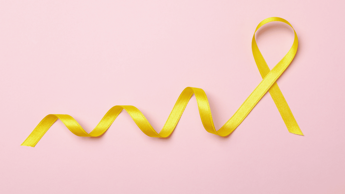 yellow ribbon for endometriosis awareness