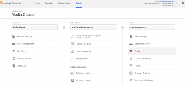 adwords goals