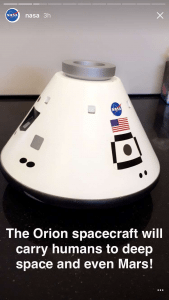 NASA Instagram Stories 3
