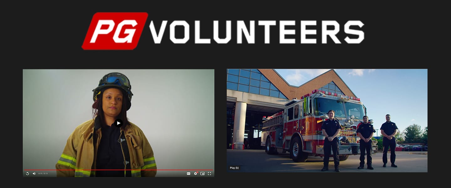 PG volunteers video header