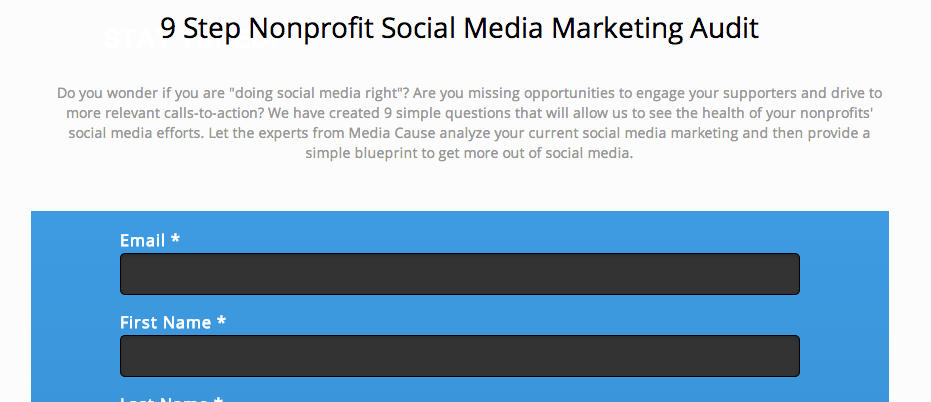nonprofit social media