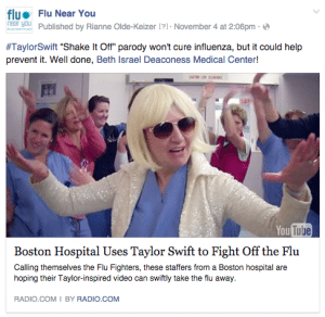 Taylor Swift Parody social media content