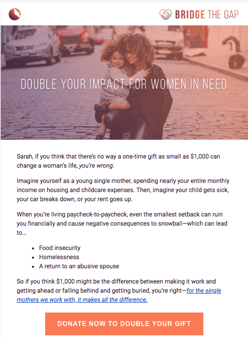 fundraising email tactics