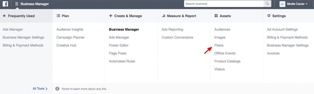 Track Facebook Conversions in Google Analytics - Facebook Ads Manager Assets Pixel