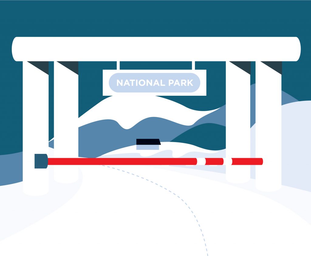 national park closing