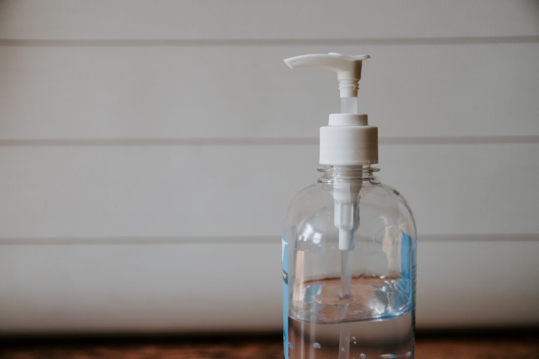 hand sanitizer pump bottle