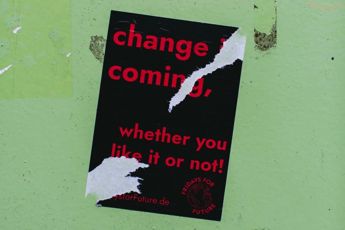 change is coming poster