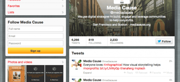 Media Cause Twitter