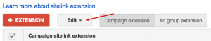 sitelink extensions