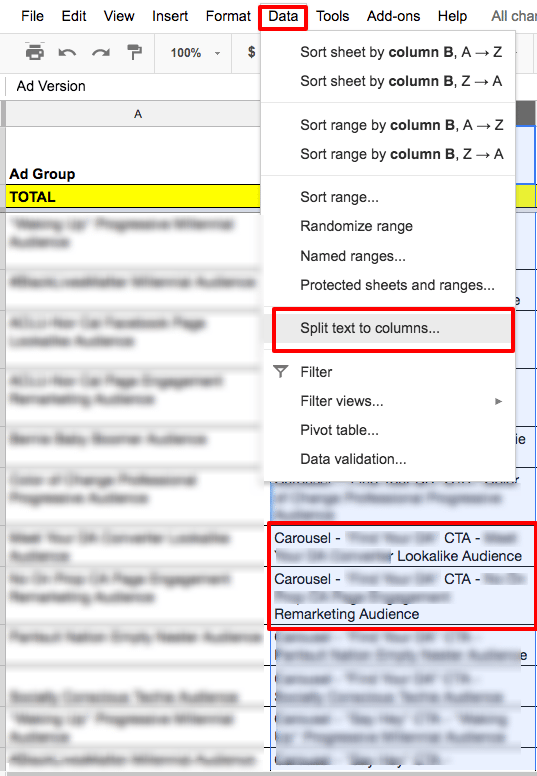 split text to columns in excel